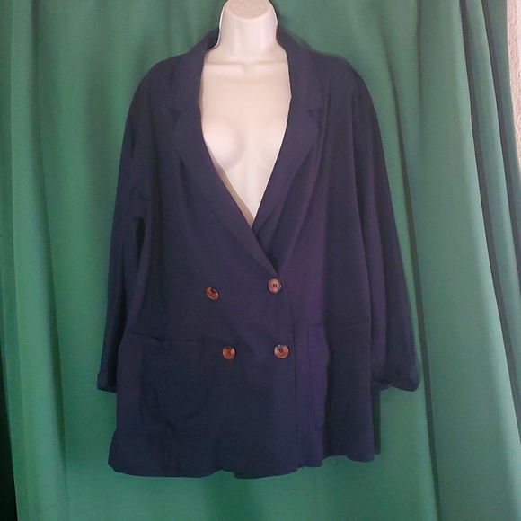 Linen blend blazer - Picture 1 of 1